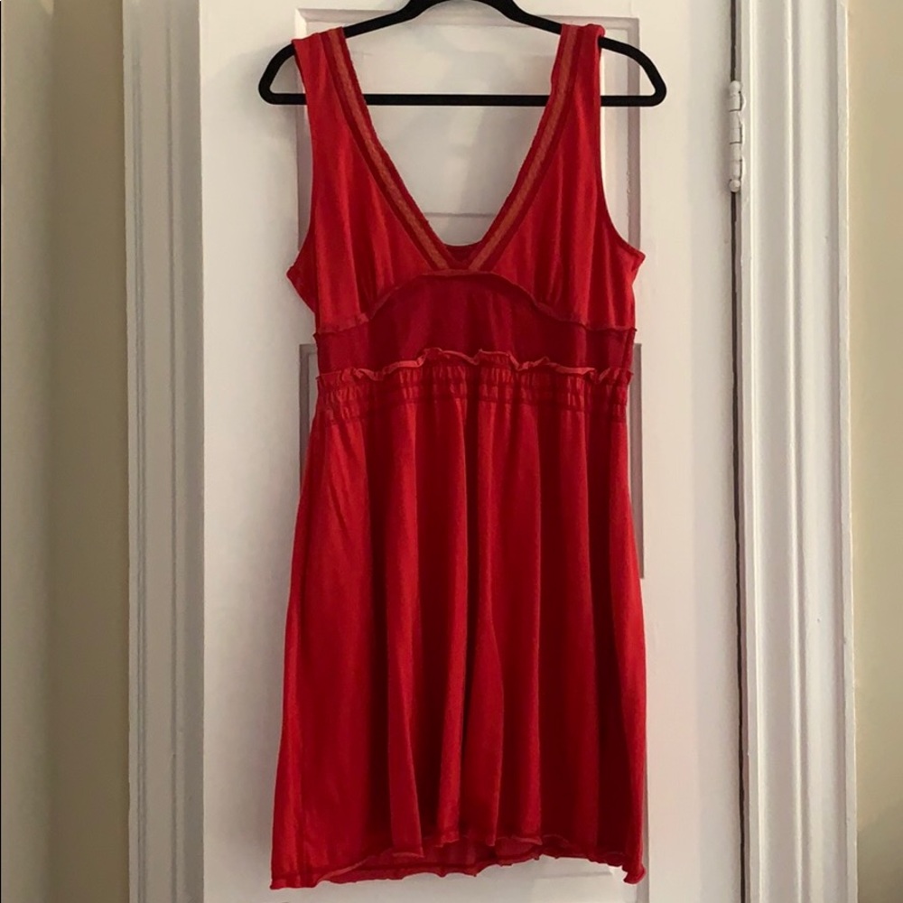 Red Free People Dress